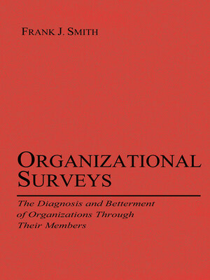 cover image of Organizational Surveys